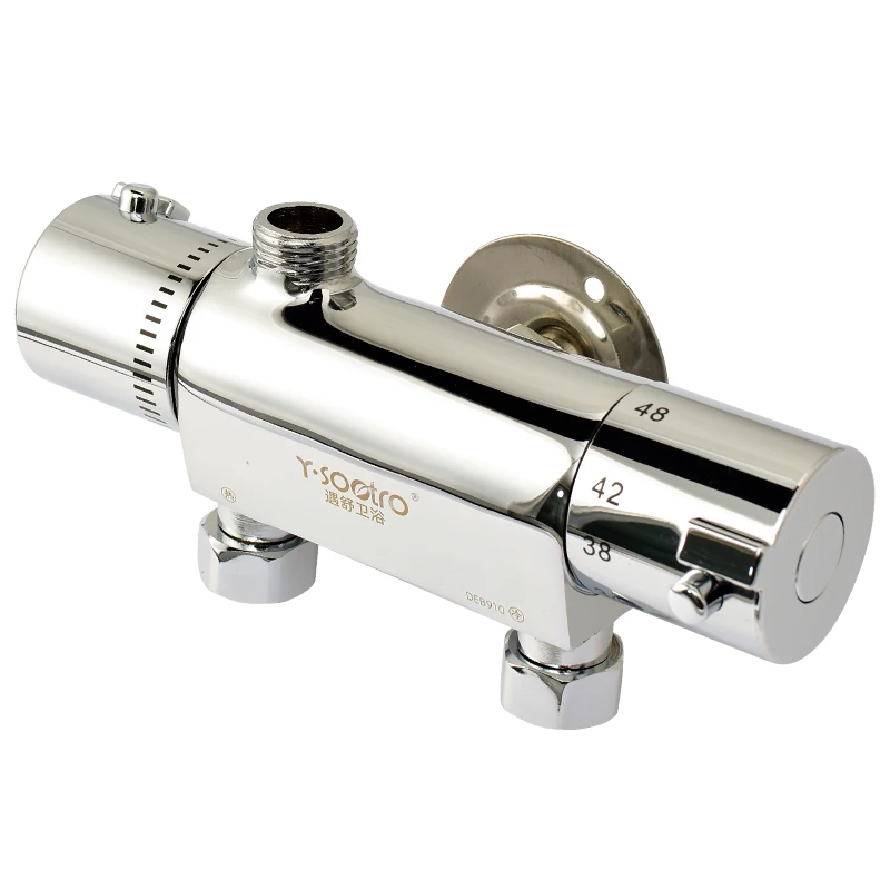 ysootro 1PC Brass Thermostat Faucet Thermostatic Mixing Valve Bathroom Water Temperature Control Faucet For open piping
ysootro 1PC Brass Thermostat Faucet Thermostatic Mixing Valve Bathroom Water Temperature Control Faucet For open piping