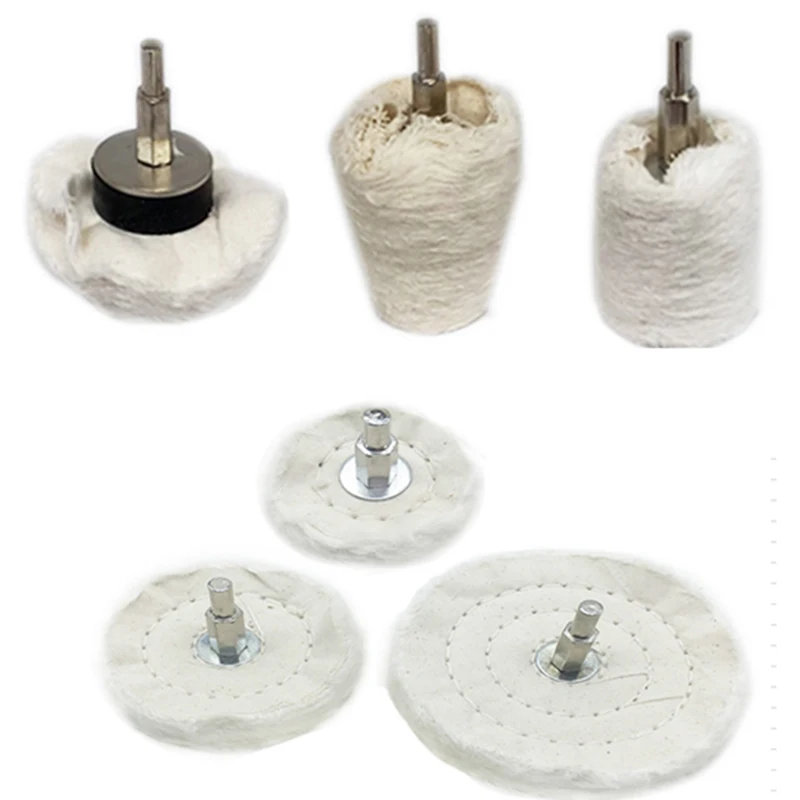 Buffing Polishing Wheel for Drill - Polishing Wheel Cone/Column/Mushroom/T Shape Wheel Grinding Head 6Pcs
Buffing Polishing Wheel for Drill - Polishing Wheel Cone/Column/Mushroom/T Shape Wheel Grinding Head 6Pcs