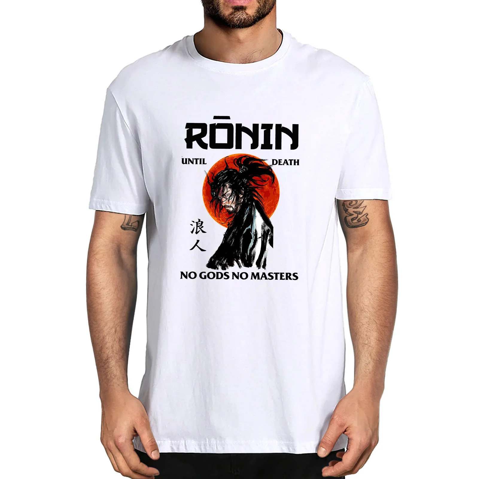 Unisex Funny Ronin Until Death No Gods No Masters Funny Samurai Japanese Style Summer Men's Novelty T-Shirt Harajuku Tee
Unisex Funny Ronin Until Death No Gods No Masters Funny Samurai Japanese Style Summer Men's Novelty T-Shirt Harajuku Tee