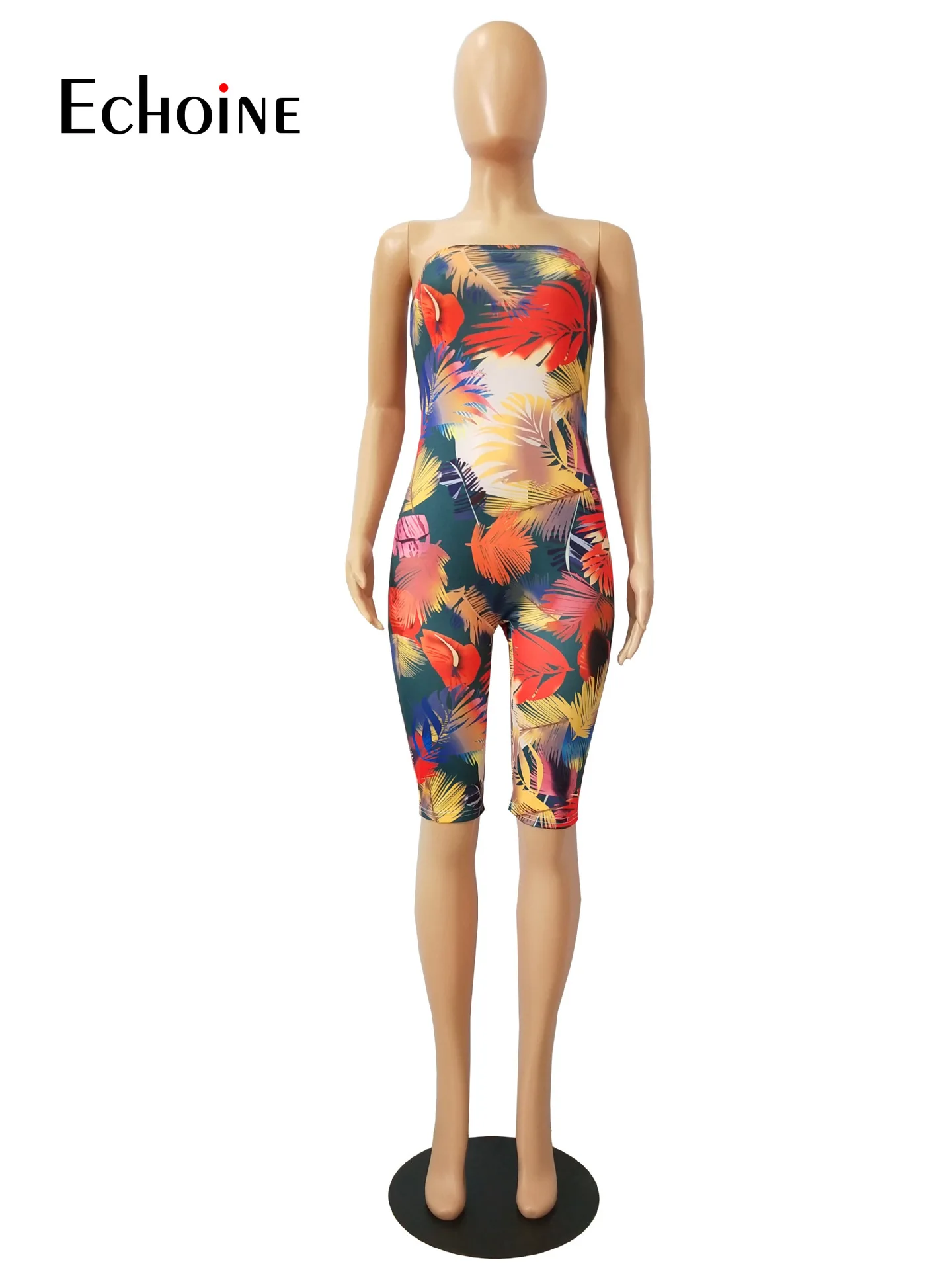 Echoine Sexy Colorful Printing Women Jumpsuits Summer Beach Holidays Party Strapless Playsuits Shorts Female Rompers overalls
Echoine Sexy Colorful Printing Women Jumpsuits Summer Beach Holidays Party Strapless Playsuits Shorts Female Rompers overalls