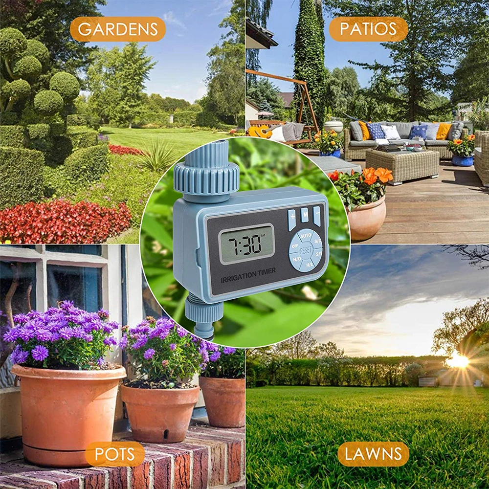 Smart Electronic Automatic LCD Display Water Timer Digital Irrigation Controller Waterproof Cover Home Garden Watering Pump
Smart Electronic Automatic LCD Display Water Timer Digital Irrigation Controller Waterproof Cover Home Garden Watering Pump