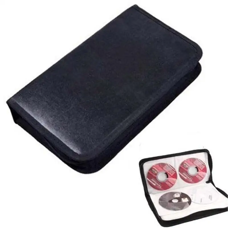1Pc 80 Disc Case DVD CD Storage Box CD Package Holder Carry Bag DJ Faux PU Leather Organizer Wallet Box For VCD DVD CD Supplies
1Pc 80 Disc Case DVD CD Storage Box CD Package Holder Carry Bag DJ Faux PU Leather Organizer Wallet Box For VCD DVD CD Supplies
