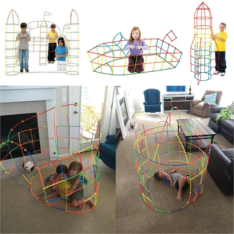 4D DIY Straw Blocks Plastic Stitching Inserted Construction Assembled Toy Blocks Bricks Educational Toys & Hobbies For Children
4D DIY Straw Blocks Plastic Stitching Inserted Construction Assembled Toy Blocks Bricks Educational Toys & Hobbies For Children