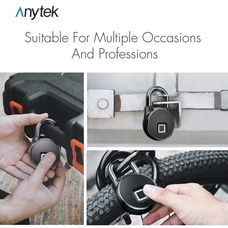 Tuya Smart Home Fingerprint Lock Bluetooth Safe Padlock Door Lock Waterproof Keyless USB Rechargeable Tuya Smart Life APP
Tuya Smart Home Fingerprint Lock Bluetooth Safe Padlock Door Lock Waterproof Keyless USB Rechargeable Tuya Smart Life APP