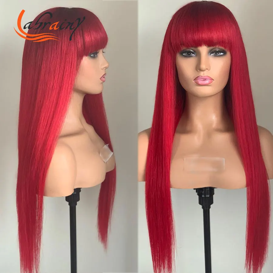 Bright Red 30 Inch Silky Staight Human Hair Wigs Glueless Burgundy Full Machine Made Wigs 99J Pre Plucked Baby Hair Bleach Knots
Bright Red 30 Inch Silky Staight Human Hair Wigs Glueless Burgundy Full Machine Made Wigs 99J Pre Plucked Baby Hair Bleach Knots