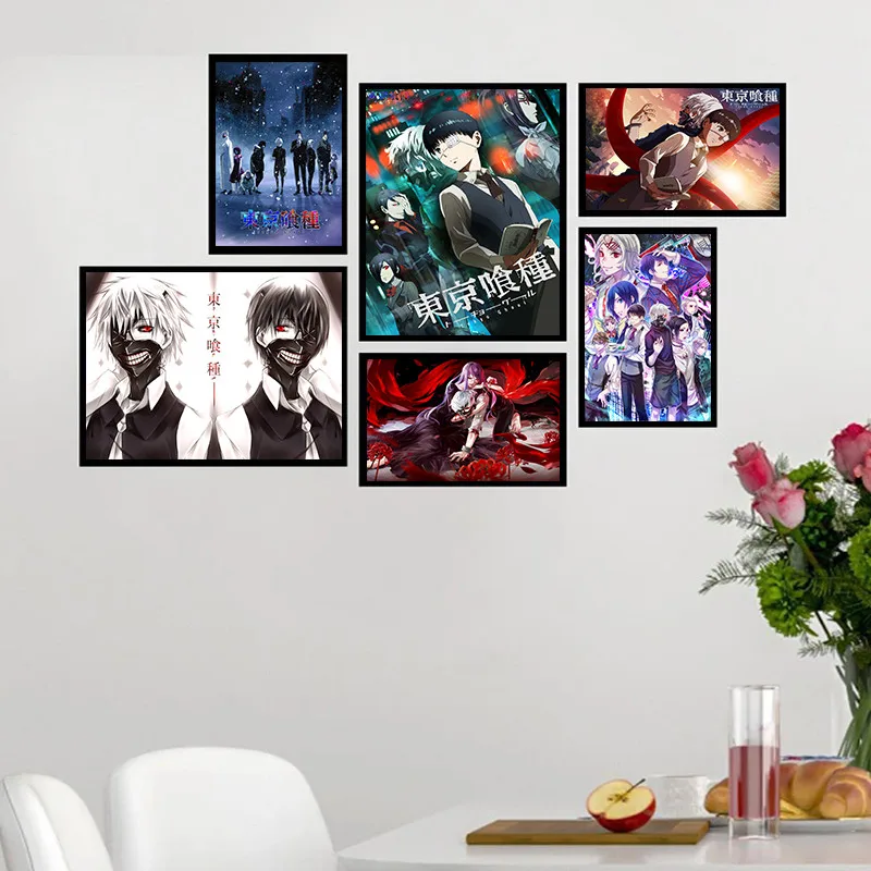 Art Mural Classic Japanese Anime Tokyo Ghoul Poster Canvas Painting Boy's Bedroom Home Painting Wall Decoration Cuadros
Art Mural Classic Japanese Anime Tokyo Ghoul Poster Canvas Painting Boy's Bedroom Home Painting Wall Decoration Cuadros