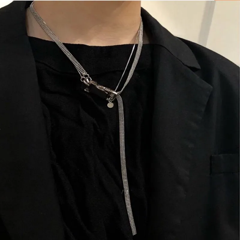 Extremely Simple Adjustable Men and Women Necklace Copper Material Silver Color Vintage Necklace
Extremely Simple Adjustable Men and Women Necklace Copper Material Silver Color Vintage Necklace