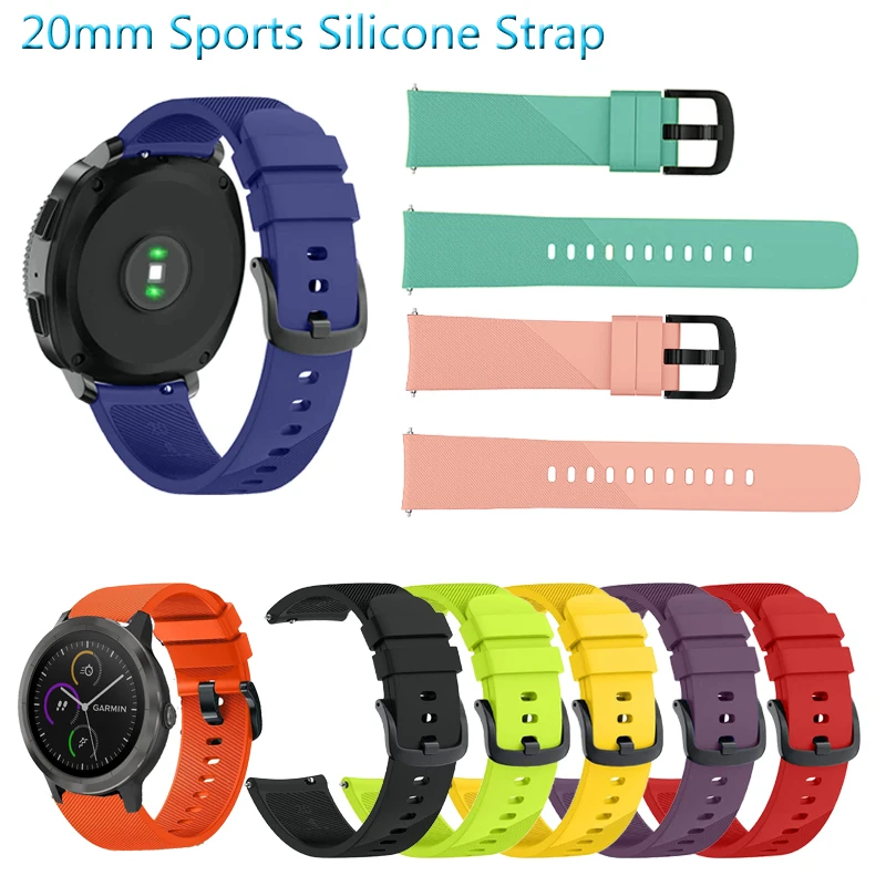 20 мм спортивный силиконовый ремешок для смарт-часов Garmin Vivoactive 3 музыки для всех моделей для Garmin Вену КВ/645 245M сменный ремешок для часов
20 мм спортивный силиконовый ремешок для смарт-часов Garmin Vivoactive 3 музыки для всех моделей для Garmin Вену КВ/645 245M сменный ремешок для часов