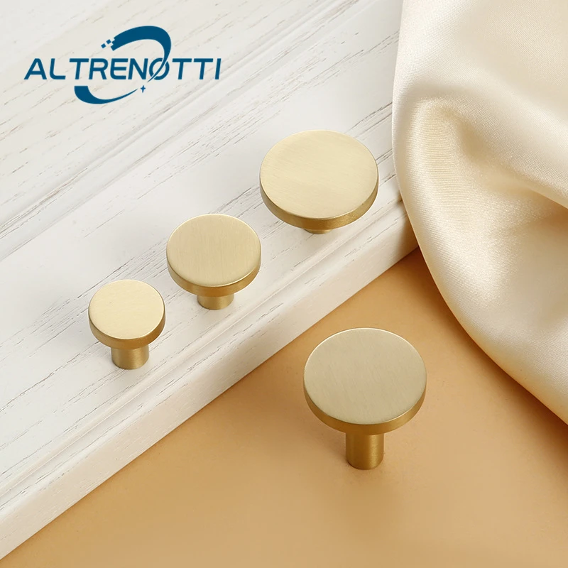 Round Furniture Handle Brass Gold Wardrobe Kitchen Cupboard Cabinet Door Pull Modern Simple Knob For Drawer Closet Hardware
Round Furniture Handle Brass Gold Wardrobe Kitchen Cupboard Cabinet Door Pull Modern Simple Knob For Drawer Closet Hardware