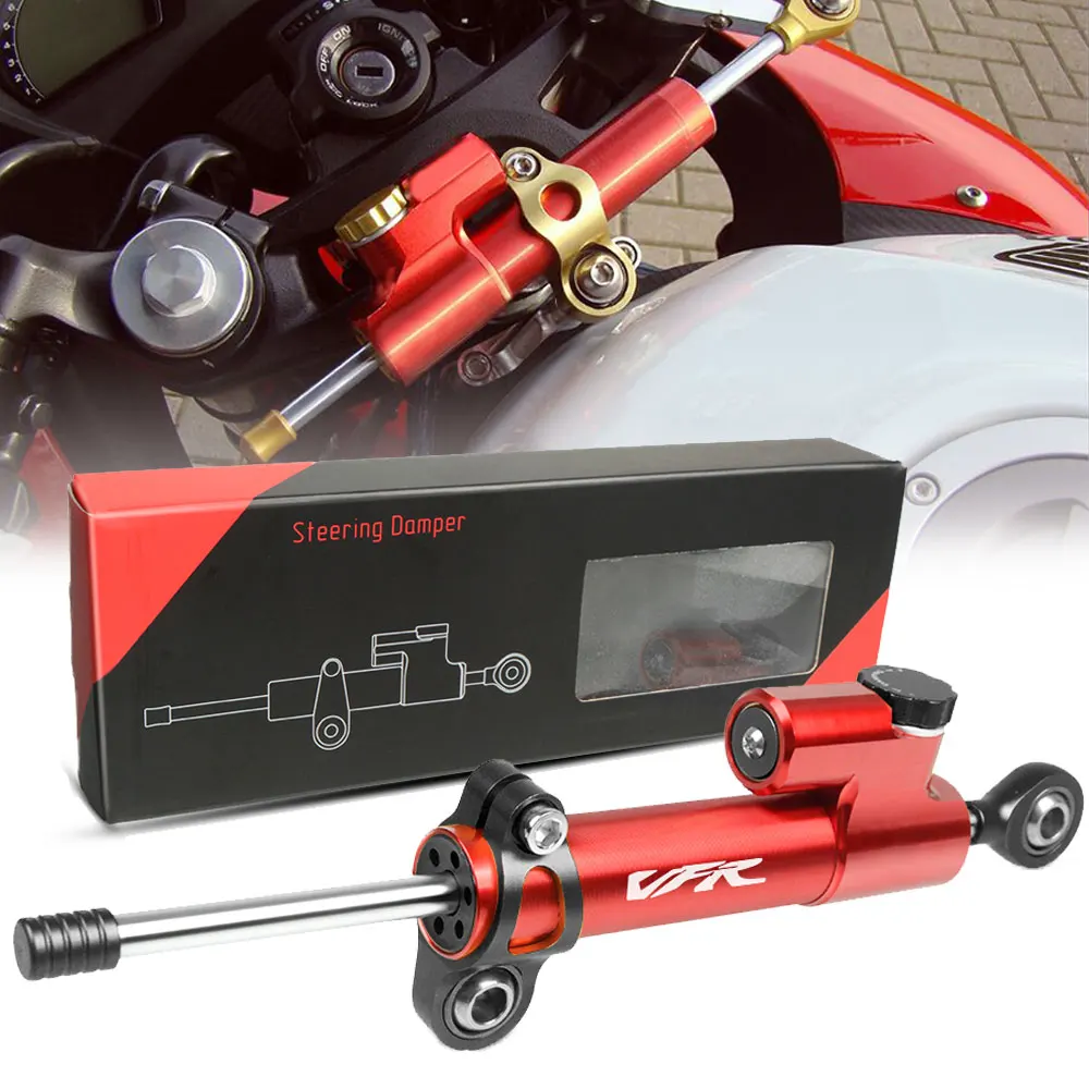 FOR HONDA VFR400 VFR750 VFR800 VFR1200 2010 2011 2012-2016 CNC Adjustable Motorcycle Steering Stabilize Damper Bracket Mount Kit
FOR HONDA VFR400 VFR750 VFR800 VFR1200 2010 2011 2012-2016 CNC Adjustable Motorcycle Steering Stabilize Damper Bracket Mount Kit