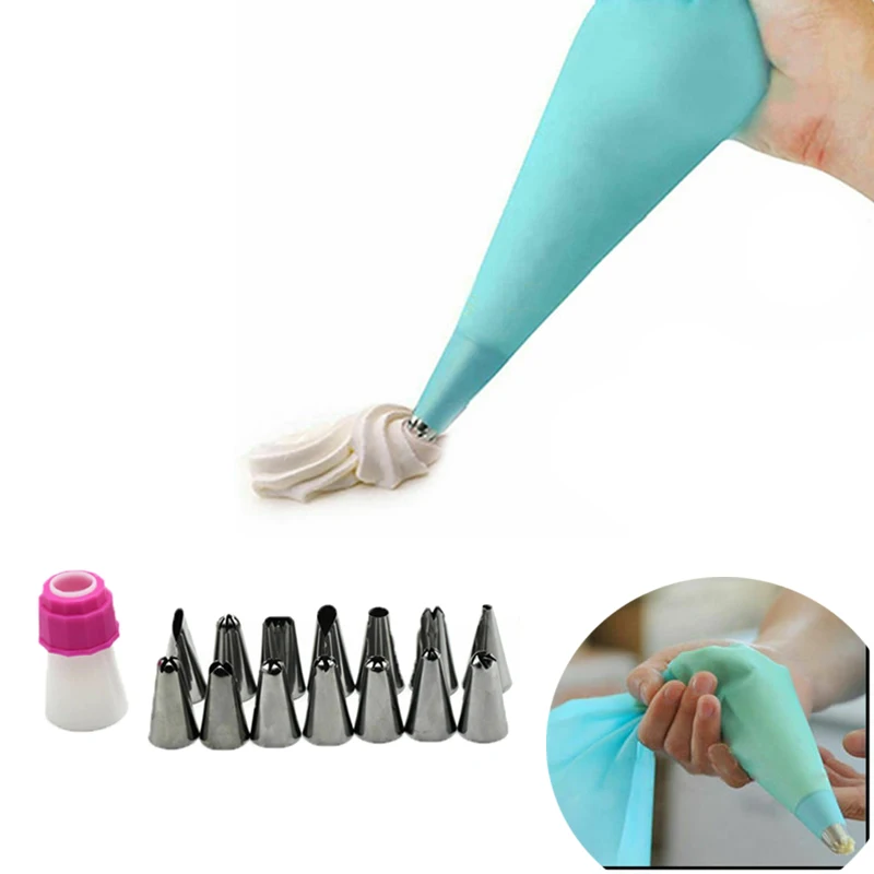 Piping bag Kitchen Confectionery cake Pastry sleeve for decoration silicone tools equipment accessories nozzles cream baking
Piping bag Kitchen Confectionery cake Pastry sleeve for decoration silicone tools equipment accessories nozzles cream baking