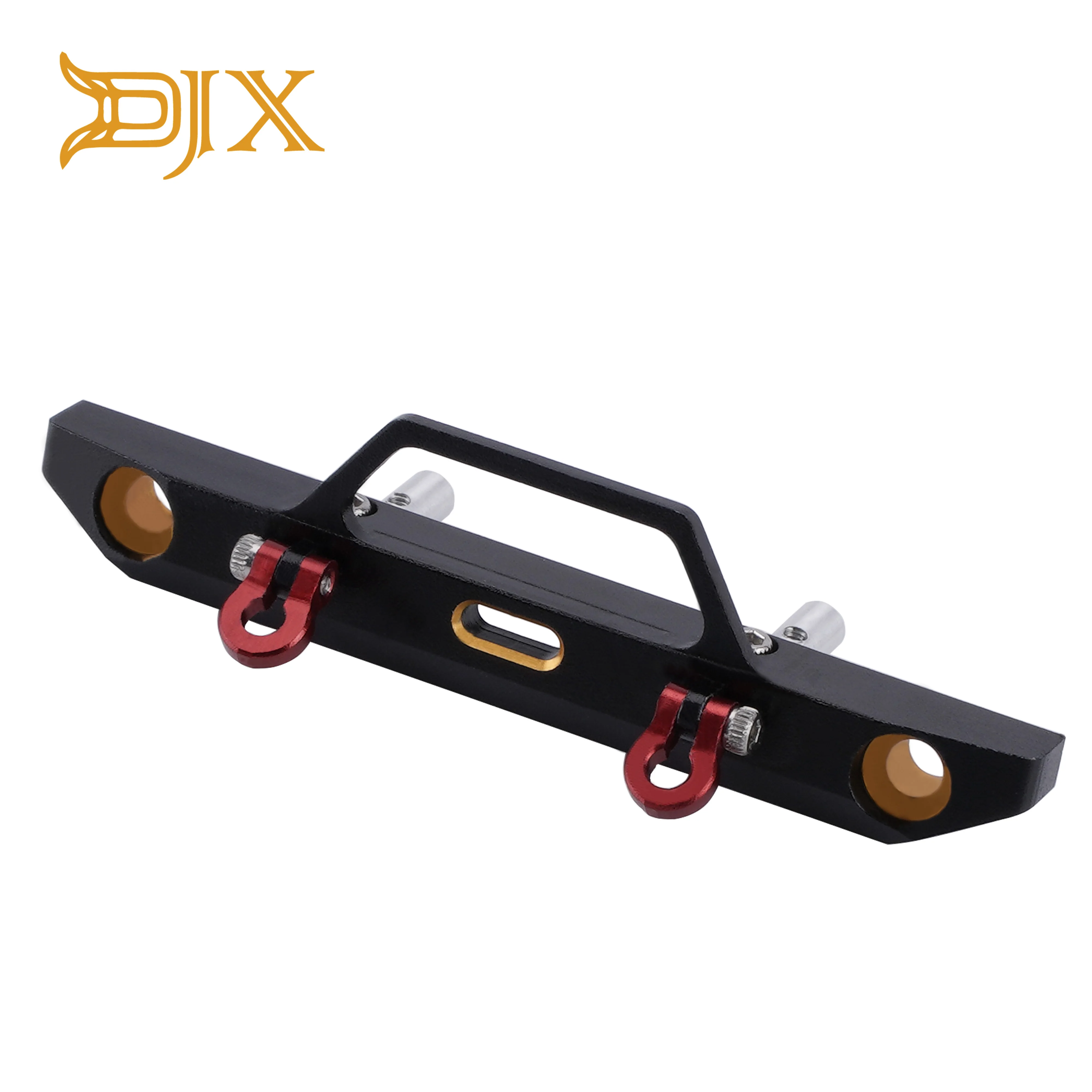 DJX алюминиевый передний бампер с крючком прицепа для Axial SCX24 AXI90081 1/24 RC Гусеничный автомобиль, обновленные детали
DJX алюминиевый передний бампер с крючком прицепа для Axial SCX24 AXI90081 1/24 RC Гусеничный автомобиль, обновленные детали