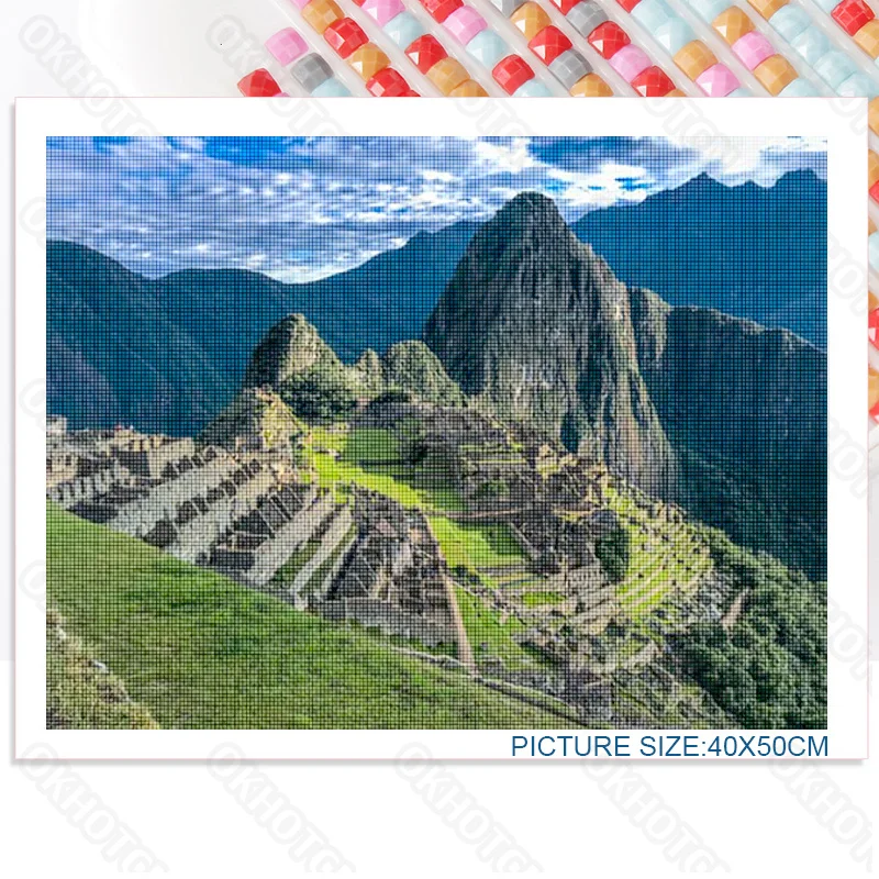 Diy Diamond Painting Stickers Diamond Embroidery Modern Home Decoration Sofa Background Wall Painting Continuous Mountain
Diy Diamond Painting Stickers Diamond Embroidery Modern Home Decoration Sofa Background Wall Painting Continuous Mountain