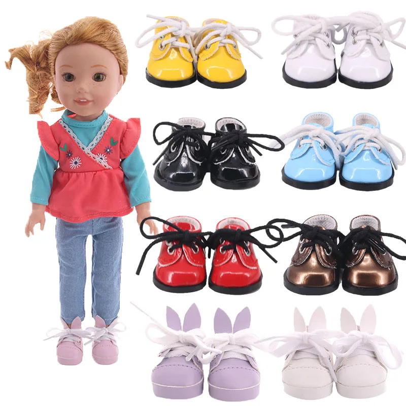Doll -Shoes Laced Leather Shoes For 14.5Inch Cute Baby Girl Casual Cute Accesstories Generation Christmas Gift
Doll -Shoes Laced Leather Shoes For 14.5Inch Cute Baby Girl Casual Cute Accesstories Generation Christmas Gift