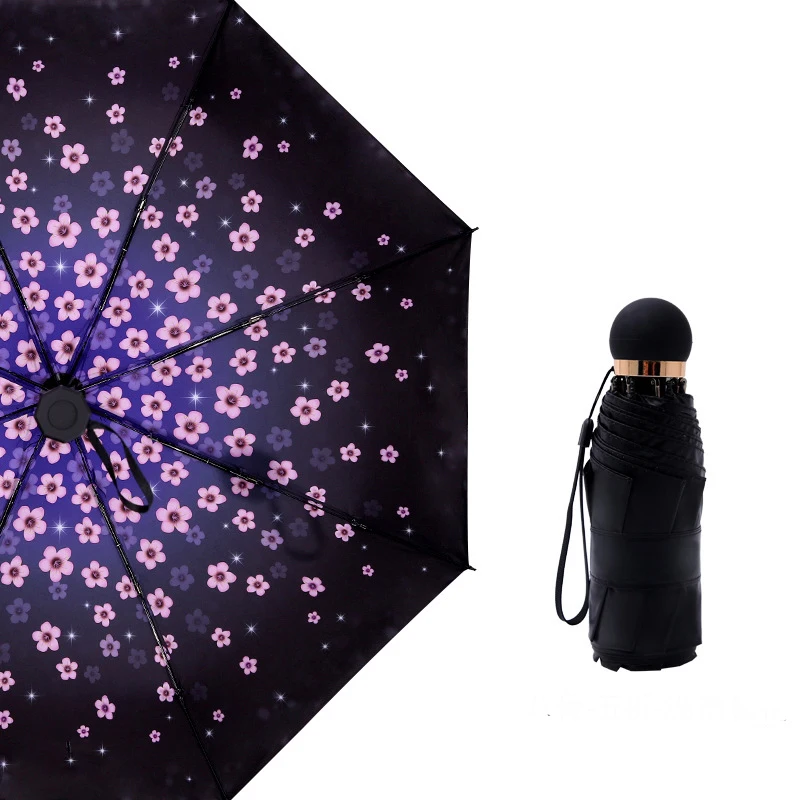 Flower Umbrella Rain Women's Mini Pocket Sunscreen Anti UV Sun Umbrella Women Olycat Parasol Female Five Folding Umbrella
Flower Umbrella Rain Women's Mini Pocket Sunscreen Anti UV Sun Umbrella Women Olycat Parasol Female Five Folding Umbrella