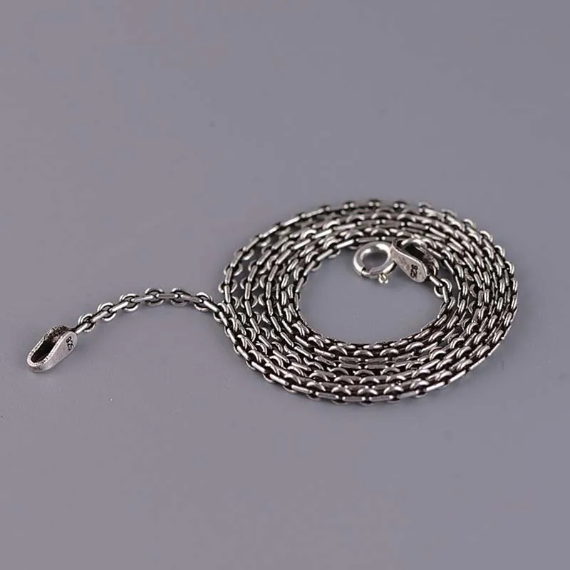 Ожерелье из тайского серебра 925 пробы в стиле панк для мужчин и женщин, изящное винтажное ювелирное изделие из тайского серебра с круглыми з...
Ожерелье из тайского серебра 925 пробы в стиле панк для мужчин и женщин, изящное винтажное ювелирное изделие из тайского серебра с круглыми з...