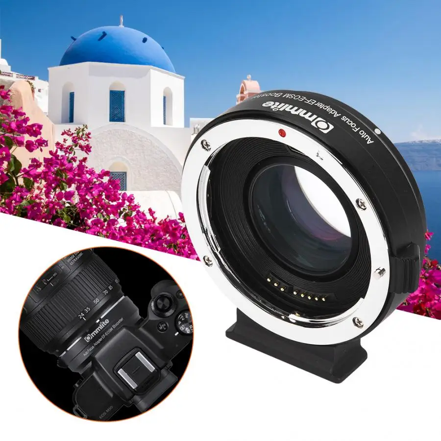 Макрокольцо Commlite EF EOSM Booster 0.71x фокусное расстояние адаптер объектива для Canon