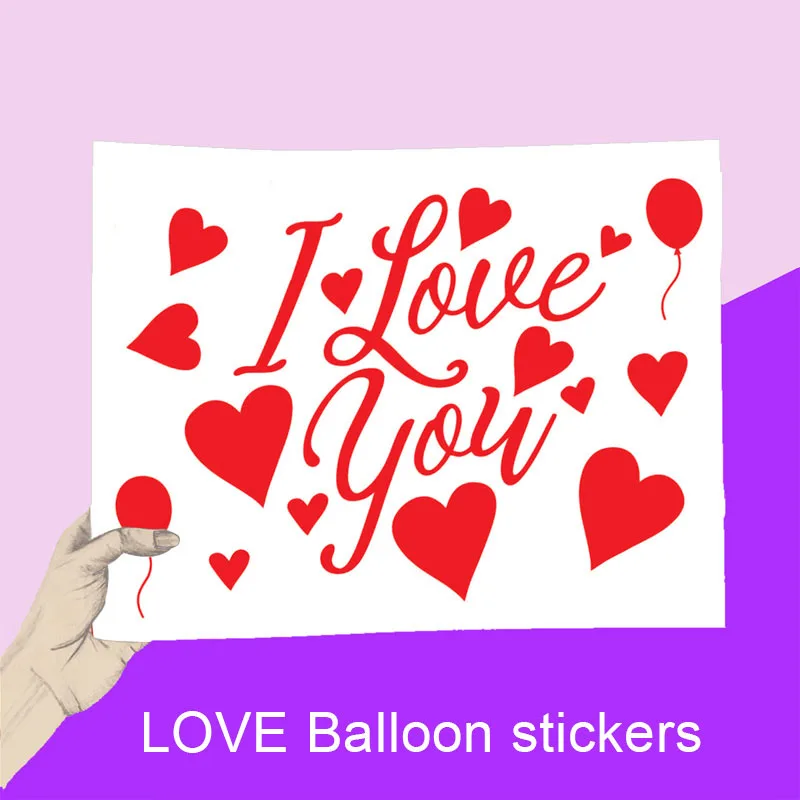 Happy Wedding I Love You Clear Balloon Stickers For Wedding Valentine's Day Birthday Party Decoration
Happy Wedding I Love You Clear Balloon Stickers For Wedding Valentine's Day Birthday Party Decoration