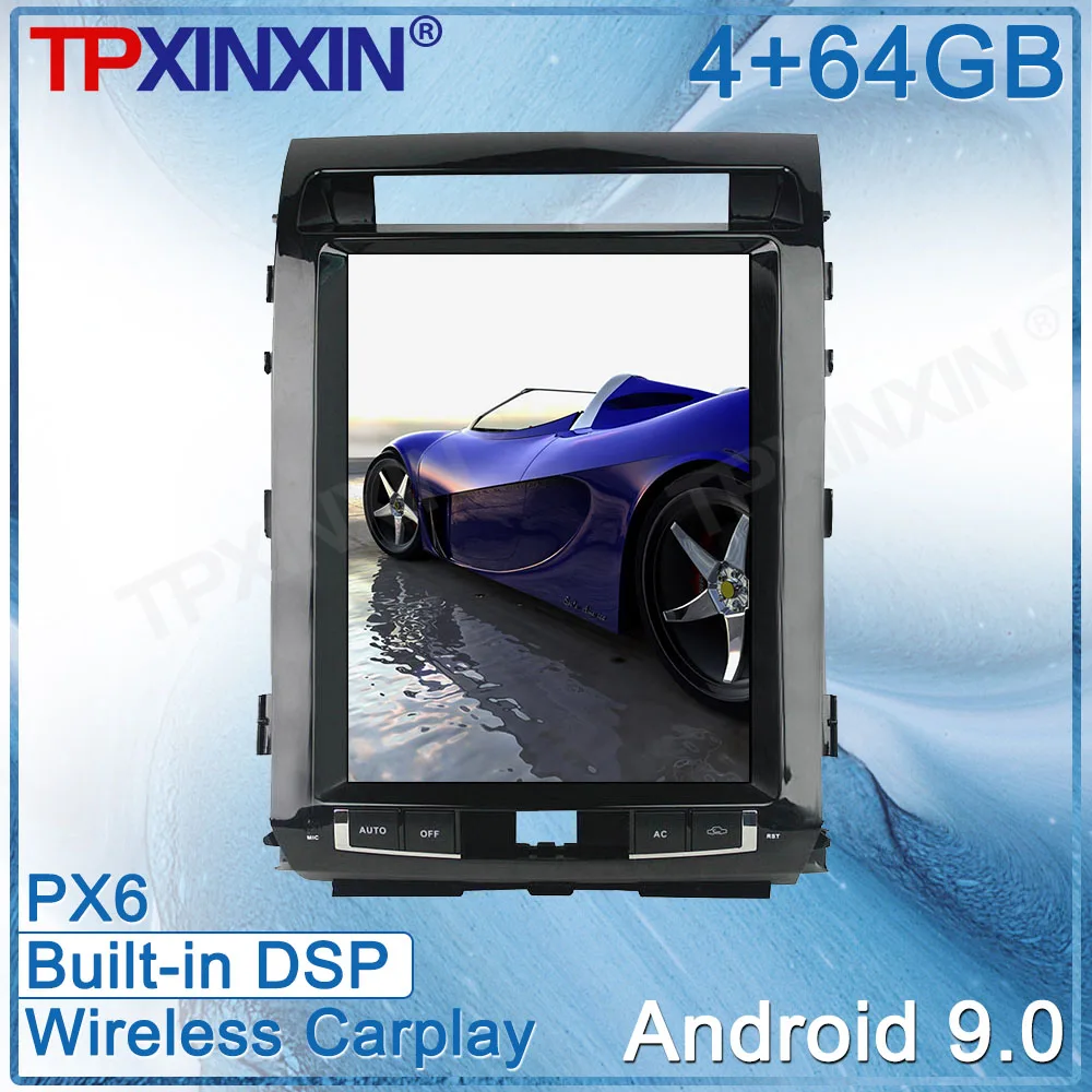 Android 10 For Toyota Land Cuiser LC200 2008 2009 2010 - 2015 Tesla Styel Car DVD Screen GPS Navigation Radio Multimedia Palyer
Android 10 For Toyota Land Cuiser LC200 2008 2009 2010 - 2015 Tesla Styel Car DVD Screen GPS Navigation Radio Multimedia Palyer