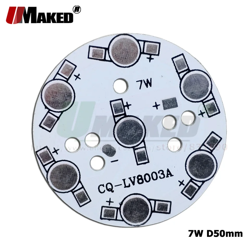 7W Dia50mm LED PCB Heatsink 1W3W5W High Power LEDs Install Aluminun Lamp Plate 1 3 5W lampPanel for LED blub Spotlight Downlight
7W Dia50mm LED PCB Heatsink 1W3W5W High Power LEDs Install Aluminun Lamp Plate 1 3 5W lampPanel for LED blub Spotlight Downlight