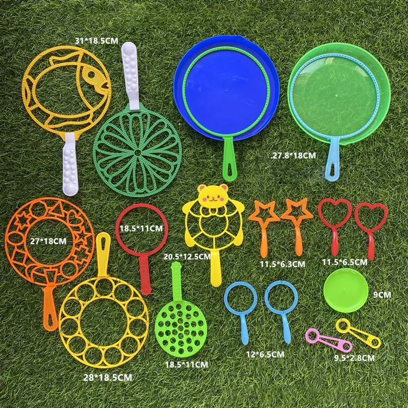 20Pcs Jumbo Colorful Bubble Wand Kit Creative Bubble Making Wand Outdoor Activity & Party & Games for Kids
20Pcs Jumbo Colorful Bubble Wand Kit Creative Bubble Making Wand Outdoor Activity & Party & Games for Kids