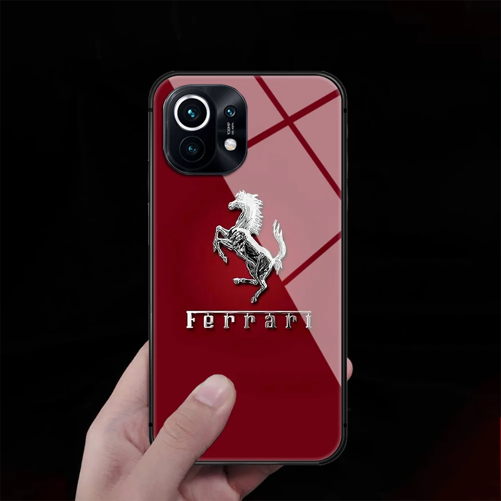 Supercar Ferrari Sporting Car Tempered Glass Phone Case Cover For Xiaomi Mi Note 9 10 11 T Pro Lite Ultra 3D Hoesjes 
Supercar Ferrari Sporting Car Tempered Glass Phone Case Cover For Xiaomi Mi Note 9 10 11 T Pro Lite Ultra 3D Hoesjes