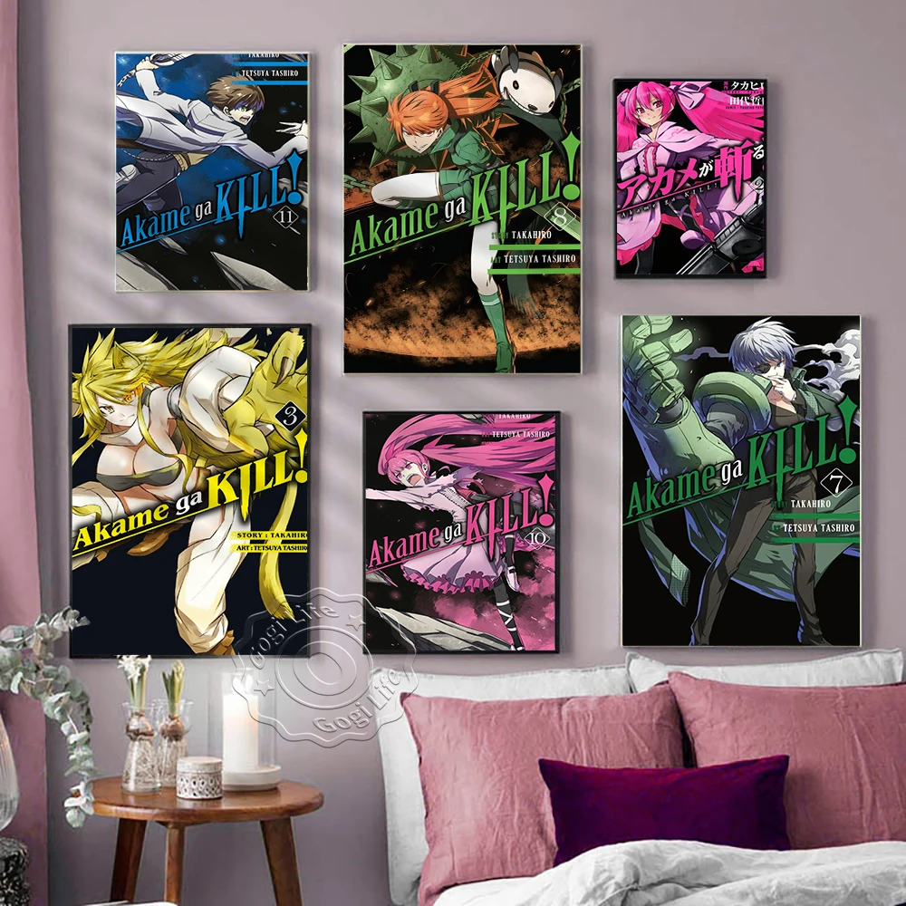 Adventure Anime Movie Akame Ga Kill Poster, Japanese Fantasy Manga Illustration Wall Picture, Kids Room Home Decor Art Prints
Adventure Anime Movie Akame Ga Kill Poster, Japanese Fantasy Manga Illustration Wall Picture, Kids Room Home Decor Art Prints