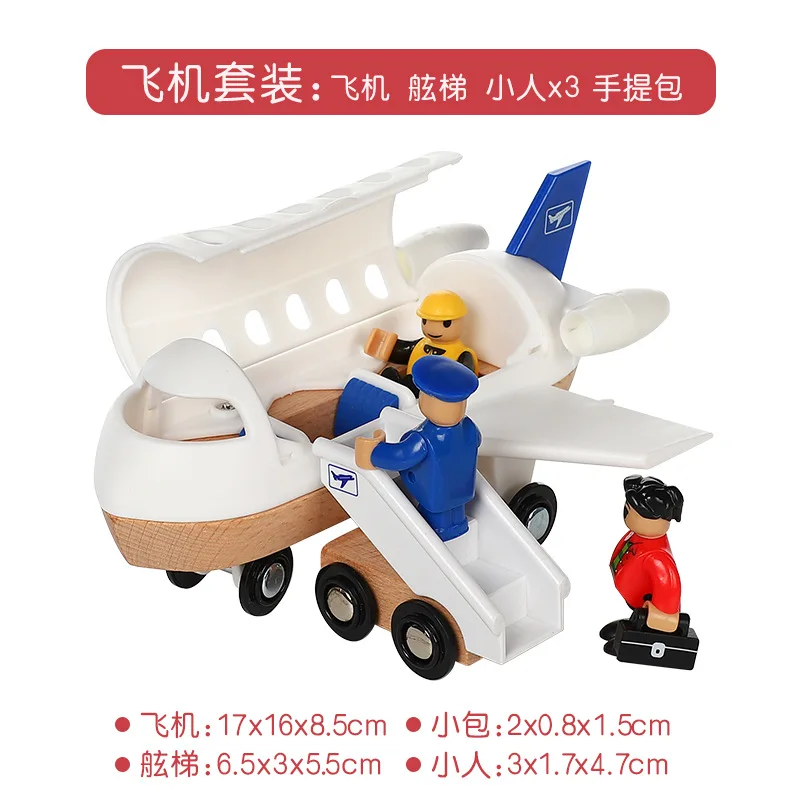 17cm Air Plain with Little Man Gangway Kit Wooden Train Track Railway Accessories Educational Slot DIY toys for children gift
17cm Air Plain with Little Man Gangway Kit Wooden Train Track Railway Accessories Educational Slot DIY toys for children gift