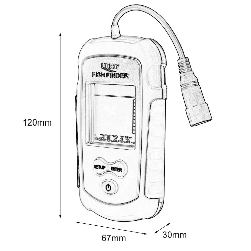 Portable 0.7-100M Sonar Alarm Fish Finder Echo Sounder Transducer Sensor Depth Finder with RU EN User Manual 
Portable 0.7-100M Sonar Alarm Fish Finder Echo Sounder Transducer Sensor Depth Finder with RU EN User Manual