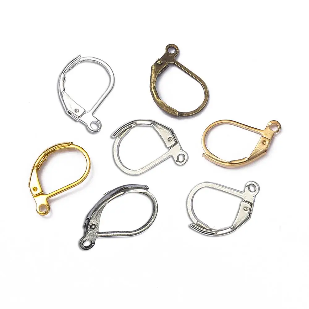 High Quality 20pcs/lot 10x16mm French Earring Hooks Wire Settings Base Hoops Earrings Clasps For DIY Jewelry Making Supplies
High Quality 20pcs/lot 10x16mm French Earring Hooks Wire Settings Base Hoops Earrings Clasps For DIY Jewelry Making Supplies