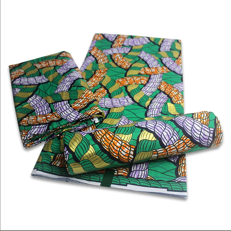 New Arrival Nigerian African Golden Wax Fabrics Cotton Print Wax Rapper Batik Ankara High Quality Gnana Veritable Wax Material
New Arrival Nigerian African Golden Wax Fabrics Cotton Print Wax Rapper Batik Ankara High Quality Gnana Veritable Wax Material