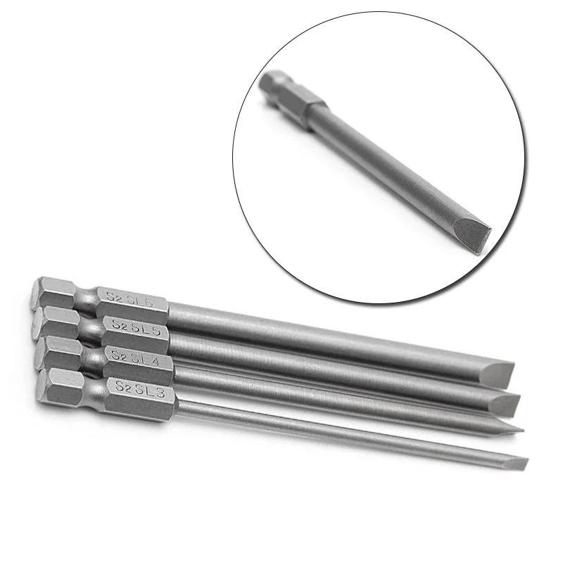 Magnetic Slotted Manual Electric Screwdriver Bit Silver 1/4\\\\\\\" Hex Attachment Tool
Magnetic Slotted Manual Electric Screwdriver Bit Silver 1/4\\\\\\\" Hex Attachment Tool