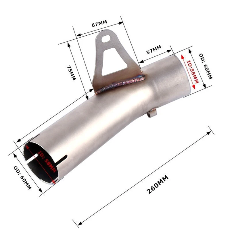 Motorcycle Carbon Fiber Exhaust Muffler Escape Middle Link Pipe Full System Slip-On For BMW S1000RR S1000 RR 2010-2016 
Motorcycle Carbon Fiber Exhaust Muffler Escape Middle Link Pipe Full System Slip-On For BMW S1000RR S1000 RR 2010-2016