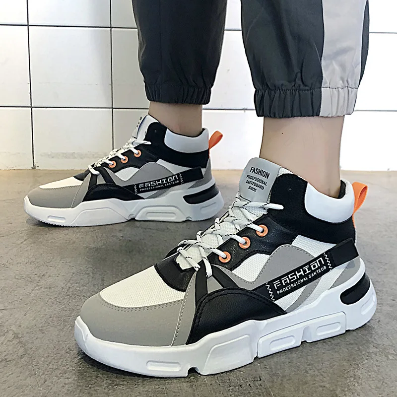 New Fashion Style Men Casual Shoes High Top Outdoor Fashion Tide Shoes Board Shoes Comfortable Flats Shoes Zapatos Hombre
New Fashion Style Men Casual Shoes High Top Outdoor Fashion Tide Shoes Board Shoes Comfortable Flats Shoes Zapatos Hombre