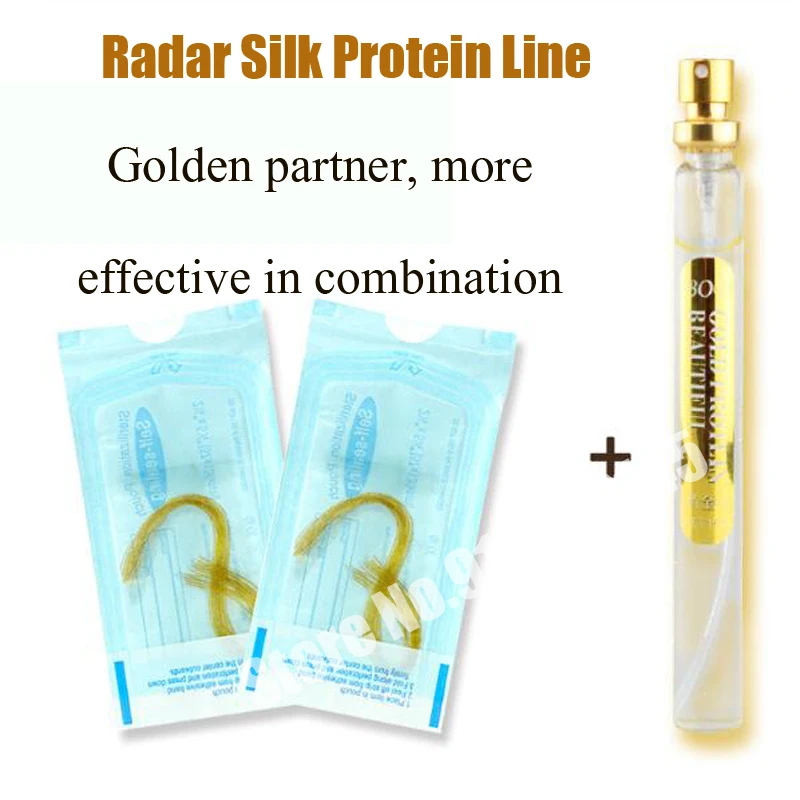 Radar Thread No Needle Silk Fibroin Line Carving Essence Collagen Facial Lift Anti Aging Hyaluronic Tightening Skin Care | Красота и