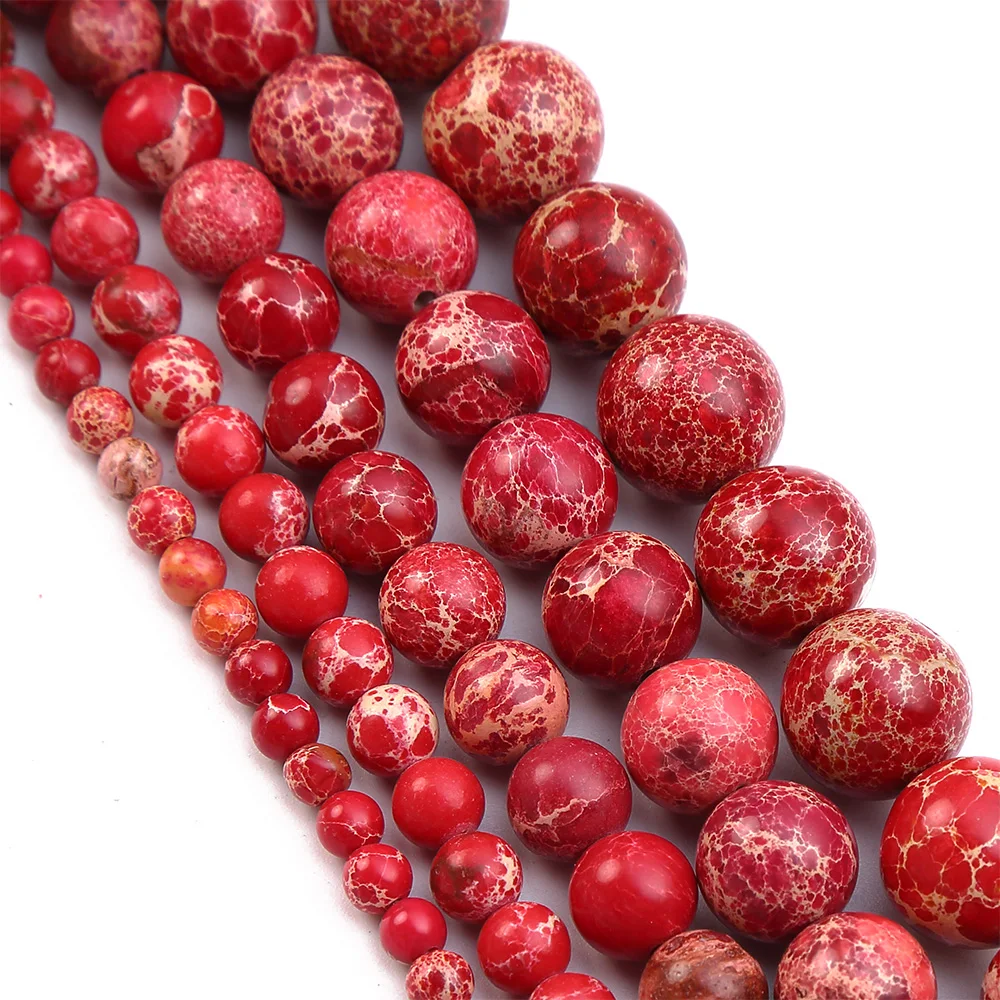 Red Sea Sediment Jaspers Natural Stone Round Loose Beads 4 6 8 10 12mm DIY Making Bracelet Necklace Jewelry Accessories
Red Sea Sediment Jaspers Natural Stone Round Loose Beads 4 6 8 10 12mm DIY Making Bracelet Necklace Jewelry Accessories