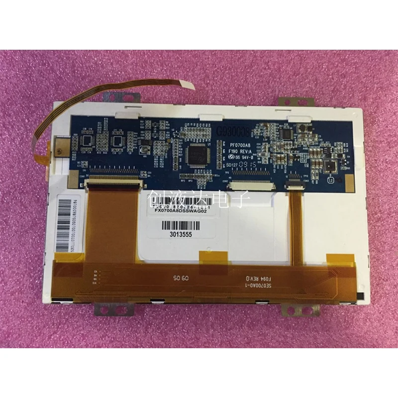 A+ 7inch SE0700A0-1 F094 REV:D PF0700A8 F190 FX0700A8DSSWAG02 display screen GPS navigation screen with touch panel digitizer
A+ 7inch SE0700A0-1 F094 REV:D PF0700A8 F190 FX0700A8DSSWAG02 display screen GPS navigation screen with touch panel digitizer