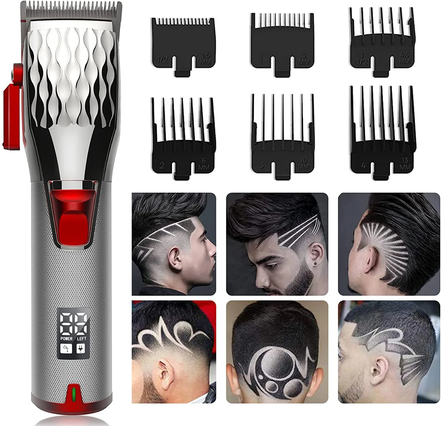 Professional Rechargeable Hair Clipper Barber Adjustment Salon Machine Hair Trimmer Cord and Cordless Electric Hair Cutting Tool
Professional Rechargeable Hair Clipper Barber Adjustment Salon Machine Hair Trimmer Cord and Cordless Electric Hair Cutting Tool