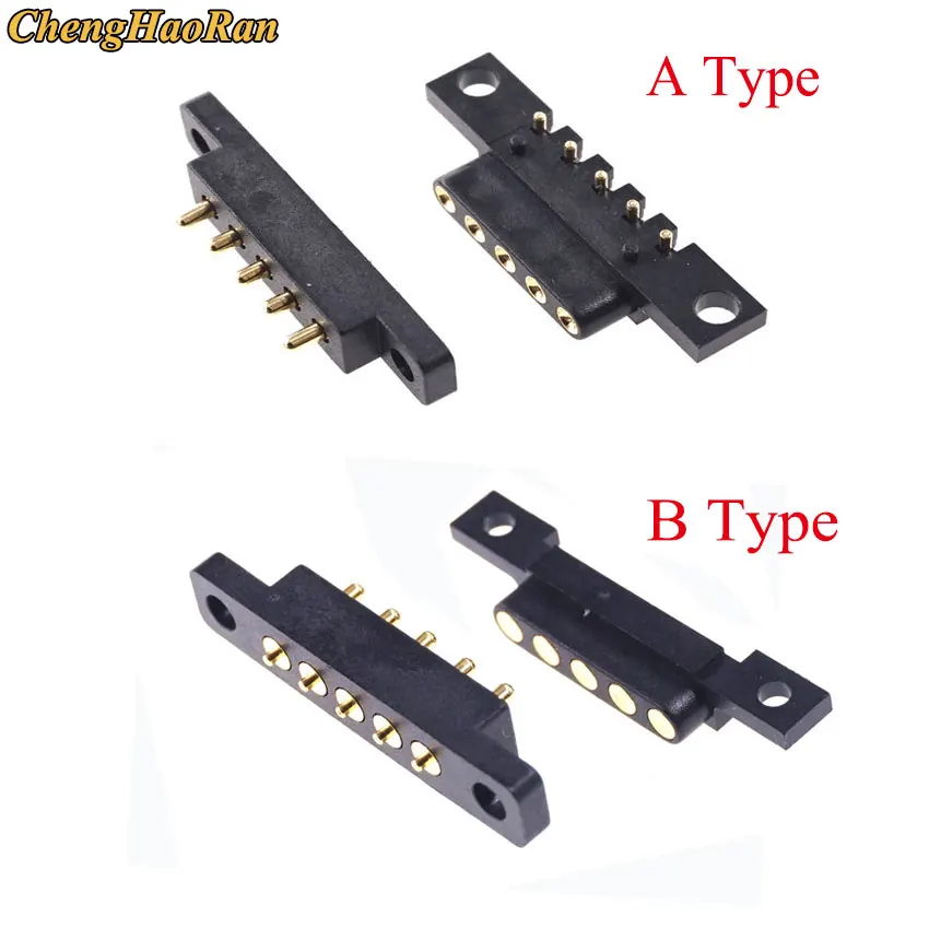 1pairs Spring Loaded Pogo Pin Connector 5 Pin 2.54 mm Pitch Through Holes PCB Vertical With Flange Panel Mount Single Row Strip
1pairs Spring Loaded Pogo Pin Connector 5 Pin 2.54 mm Pitch Through Holes PCB Vertical With Flange Panel Mount Single Row Strip