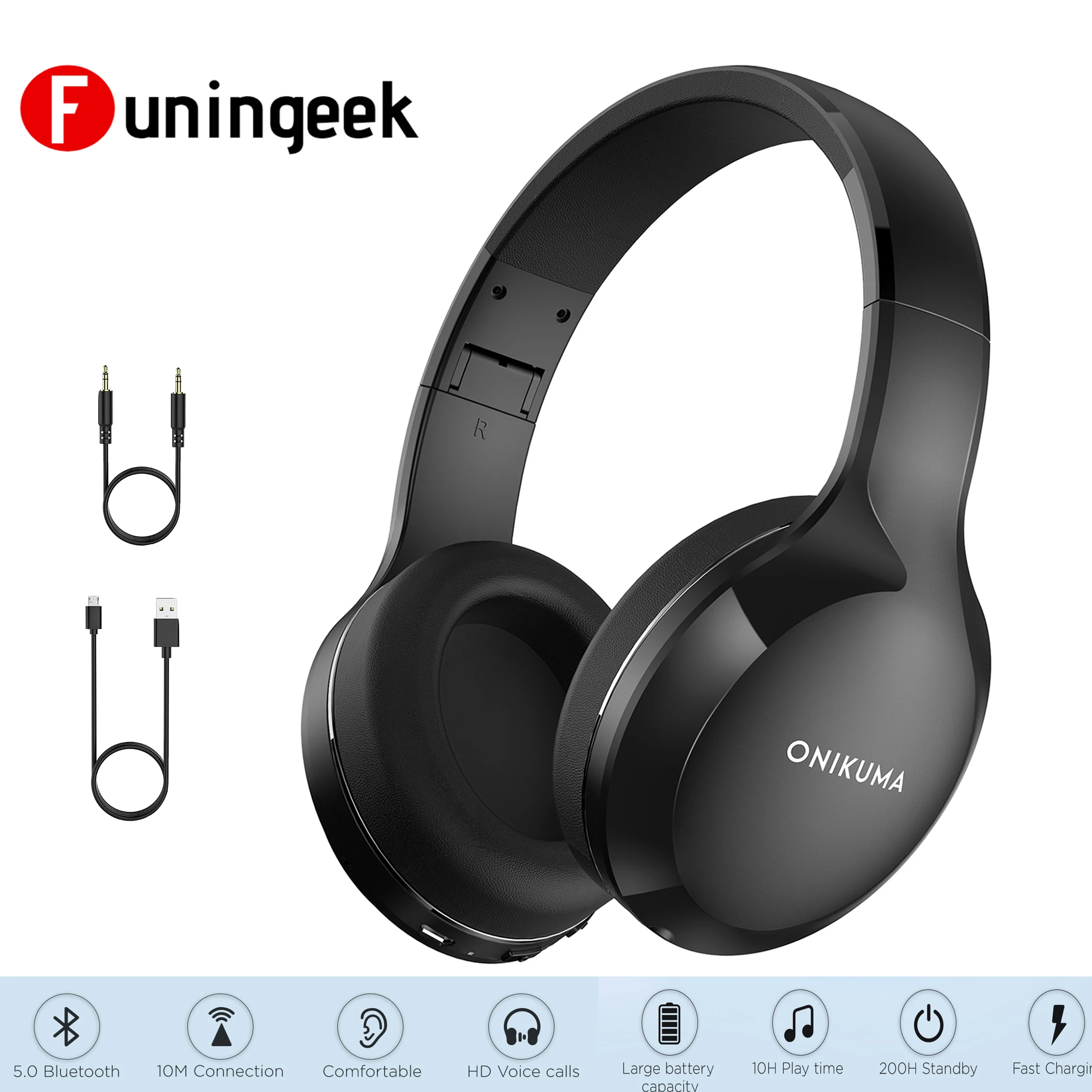 ONIKUMA B2 беспроводные наушники, совместимые с Bluetooth 5,0, складная гарнитура с микрофоном, HD стерео, наушники-вкладыши для телефона, гарнитура
ONIKUMA B2 беспроводные наушники, совместимые с Bluetooth 5,0, складная гарнитура с микрофоном, HD стерео, наушники-вкладыши для телефона, гарнитура
