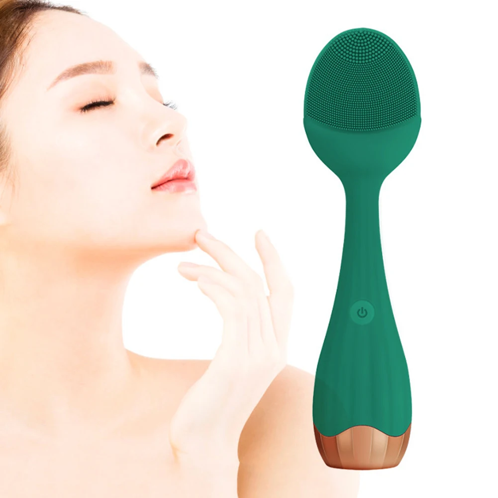 Silicone Face Cleansing Instrument Ultrasonic Electric Facial Electric Facial Cleansing Brush Silicone Face Massager
Silicone Face Cleansing Instrument Ultrasonic Electric Facial Electric Facial Cleansing Brush Silicone Face Massager