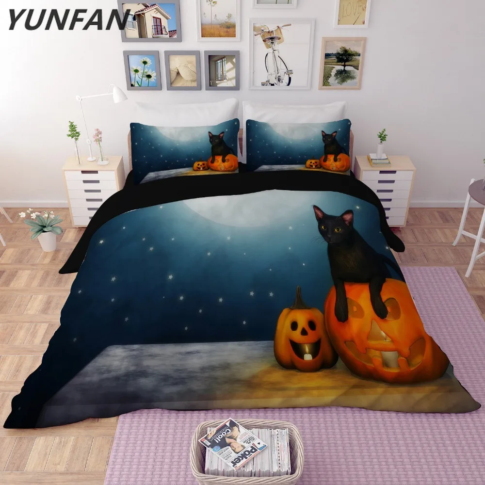 Night sky Pumpkin lantern new style Halloween bedding Sets 3pcs bedclothes duvet cover quilt cover pillow cases Best-selling
Night sky Pumpkin lantern new style Halloween bedding Sets 3pcs bedclothes duvet cover quilt cover pillow cases Best-selling