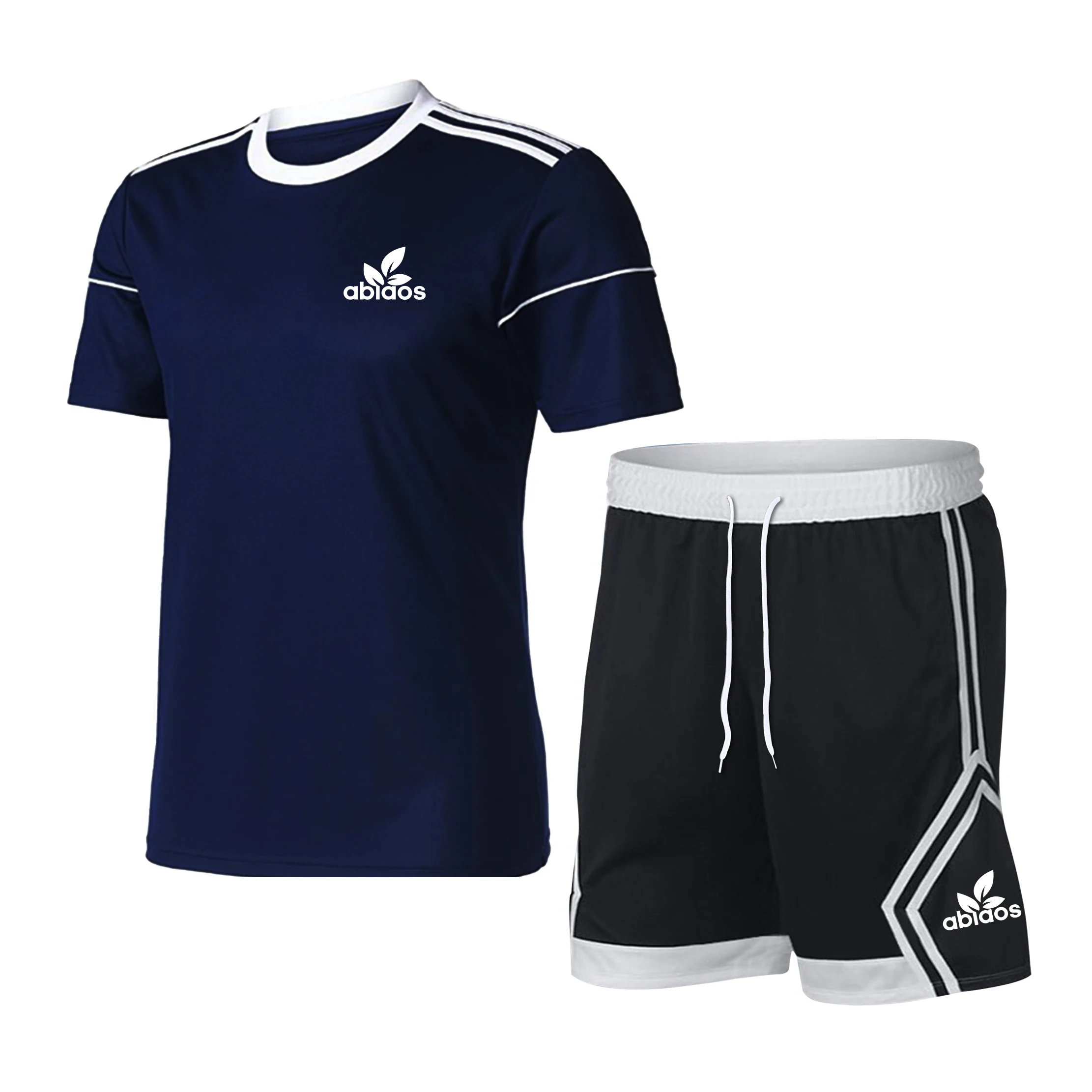 2021 New Brand LOGO Printing Summer Men Fitness Sporting Suit Short Sleeve T Shirt+Shorts 2Piece Fashion Basketball Running Set
2021 New Brand LOGO Printing Summer Men Fitness Sporting Suit Short Sleeve T Shirt+Shorts 2Piece Fashion Basketball Running Set