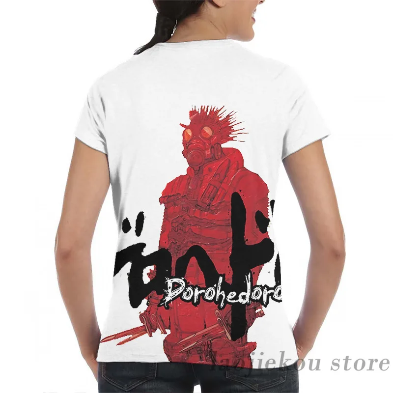 Мужская и женская футболка Dorohedoro Kaiman Q hayashida модная со сплошным принтом для