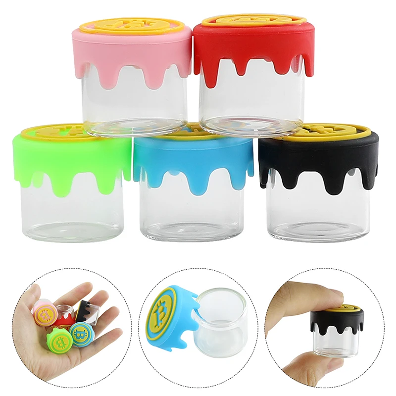 New 10Pcs 6ml Small Wax Jar Oil Container for Concentrate Easy to clean Multi Use Storage Tank Random Colors Wholesale
New 10Pcs 6ml Small Wax Jar Oil Container for Concentrate Easy to clean Multi Use Storage Tank Random Colors Wholesale