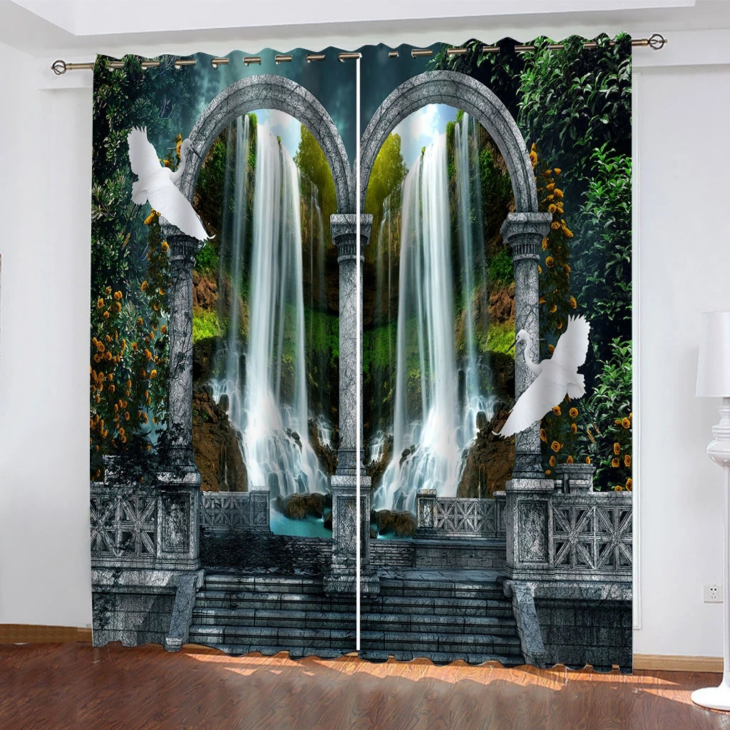3D Curtain Home Decor Custom For Living Room Bedroom Hotel Study Roman Column Waterfall View Pattern
3D Curtain Home Decor Custom For Living Room Bedroom Hotel Study Roman Column Waterfall View Pattern