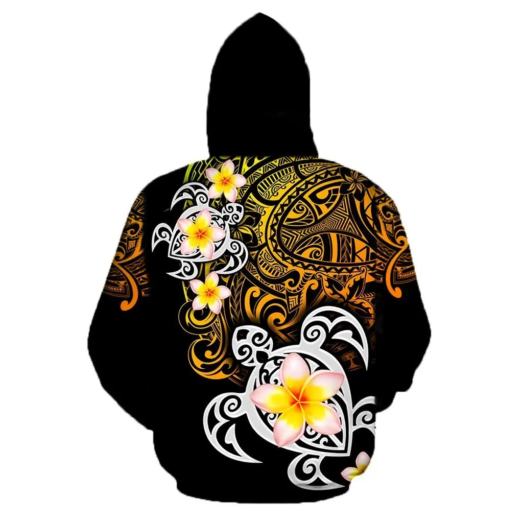 

3D Hoodie Amazing Hibiscus Turtle Unisex Deluxe For Men/Women Sweatshirt Spring Casual Pullover Zipper Streetwear