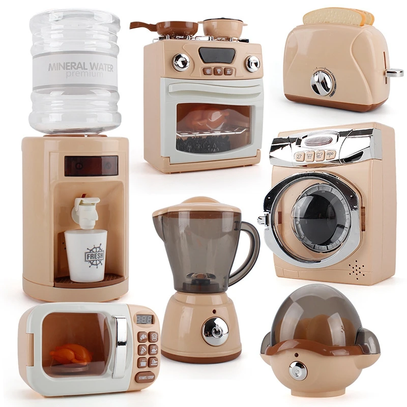 Kitchen Toy Simulation Washing Machine Bread Maker Oven Microwave Girls Play House Role Play Montessori Toys for Kids
Kitchen Toy Simulation Washing Machine Bread Maker Oven Microwave Girls Play House Role Play Montessori Toys for Kids