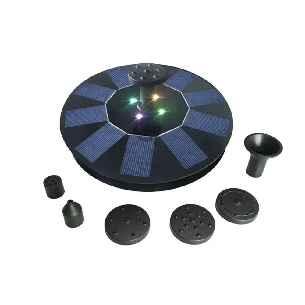 Solar Floating Pump Water Fountain Battery LED Light Floating Birdbath Fountain Bird Round Bath Pool Pond Pond Outdoor Gard E0P4
Solar Floating Pump Water Fountain Battery LED Light Floating Birdbath Fountain Bird Round Bath Pool Pond Pond Outdoor Gard E0P4