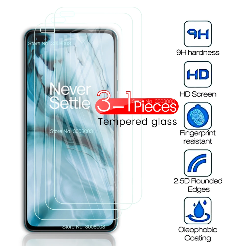 2-1 шт Оригинальные защитные очки для oneplus nord 2020 5g 6 44 ''защита экрана на one plus 1 +